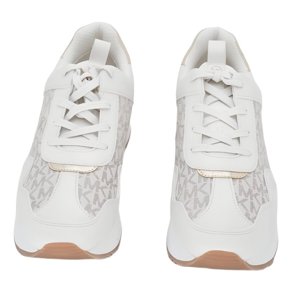 Michael Kors Raina Lace-Up Trainer Sneaker Vanilla 7.5M - Picture 5 of 6